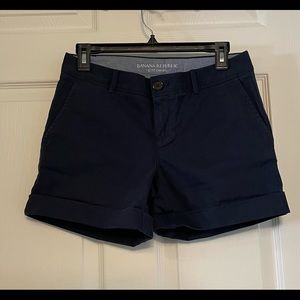 Banana Republic city chino roll up khaki shorts 0